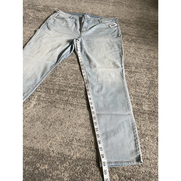 Old Navy Womens 18 Tall Jeans Pants Blue Light Wash Super Skinny Ankle NWT P6 - Picture 4 of 12